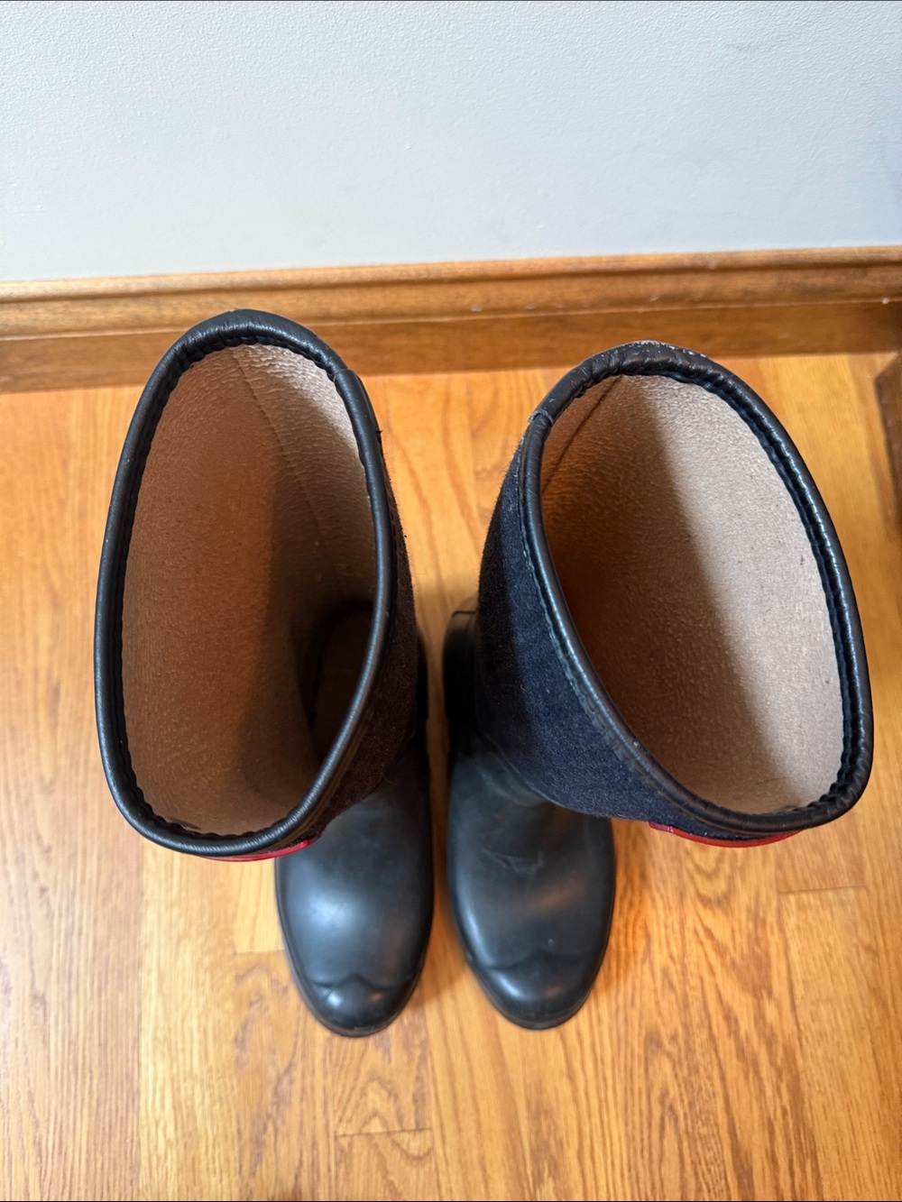 Hunter Arlen Plaid Wool Tall Rain Boots Unisex EU 38 Female Size 7 Male Size 6 - Picture 10 of 14